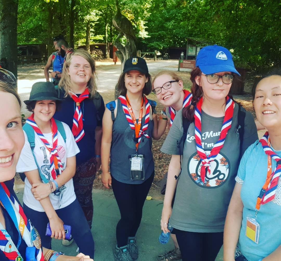 GGRoverway's tweet photo. Was lovely to go on a #PathVisit today and see what @ProostFromTheS are getting up to on Path 41! Sounds like your having a fab time ladies. #Roverway #roverway2018 #rw18 #Roverwave #PathwayPower #ggroverway #international #oppositesattract #adventure @ukintguides https://t.co/tzCkjovWyB