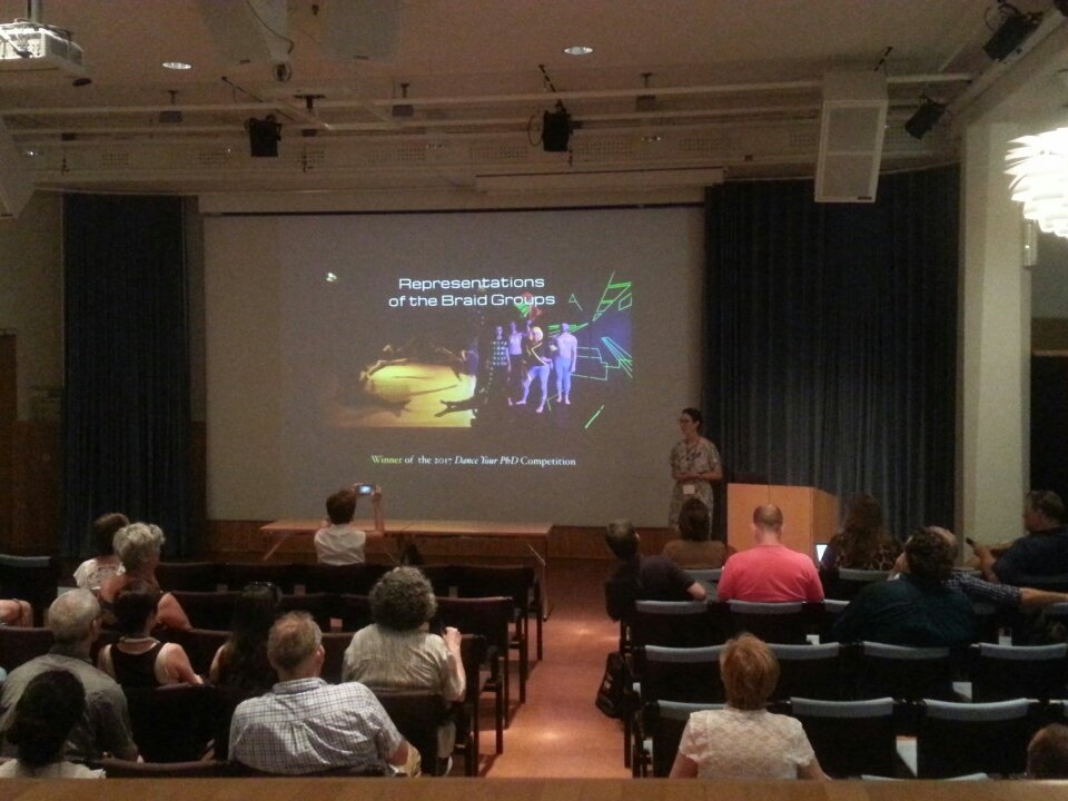 BridgesMathart's tweet photo. @nancy_scherich talking about using dance to change public perceptions of mathematics https://t.co/LrhMMxgYgx