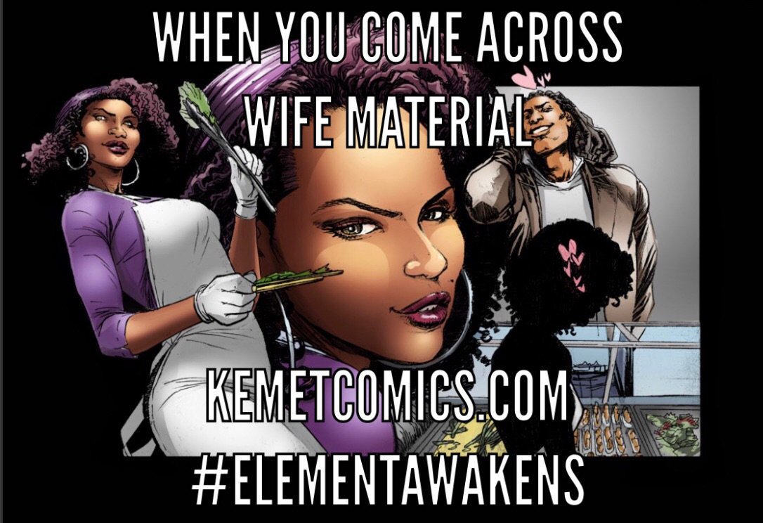 KemetComics's tweet photo. A special woman for a special man in a special Universe!
ELEMENT: In The Beginning... now available.
💧🔥🌪🌏🌪🔥💧
🙌🏼🙌🏽🙌🏾🙌🏿🙌🏾🙌🏽🙌🏼
#ELEMENTAWAKENS #KemetComics #comics #superhero #history #mentalhealth #spirituality #relationshipgoals #atlanta #art #love #melanin https://t.co/7fJw4YdbWH