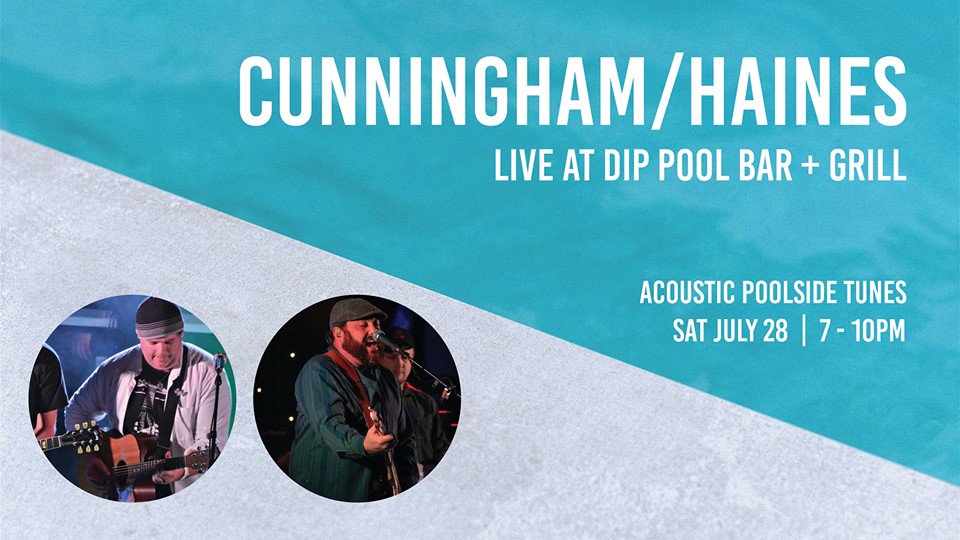DIPPoolBar's tweet image. Tomorrow! Cunningham / Haines are here to perform acoustic tunes for you on the patio.

We may receive some rain - in which case the show will be moved inside to @DJPurdysLounge. #FingersCrossed #Fredericton