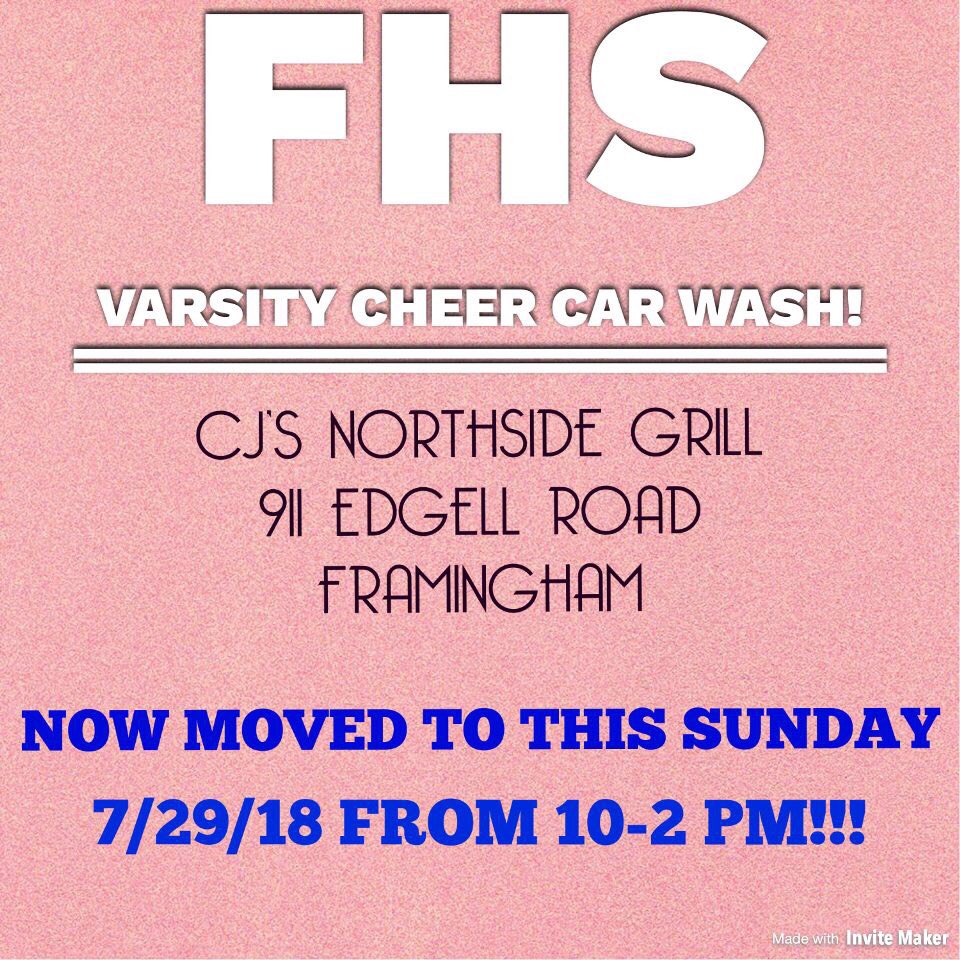 UPDATE due to weather and a scheduling mistake, the car was has been moved to this SUNDAY. Please come out and support!💙