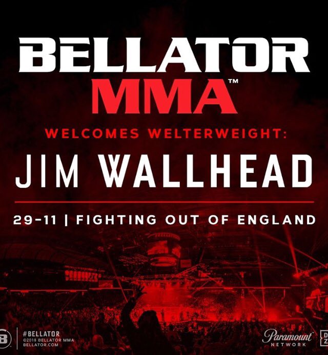 RezaPett's tweet photo. Congratulations to @JudoJimmy Jimmy Wallhead for joining @BellatorMMA! Lets put on a show Jim! #Bellator #JimIsBack #HardyWallhead https://t.co/tLy8VtHPP7
