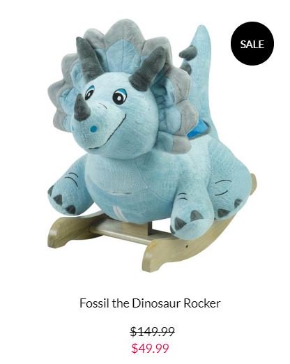 Summer Savings on all of our Classic Rockers! For a limited time, All rockers are on sale for $49.99 - $59.99 when you get them engraved! Rockabye.com #BabyRockingHorses #BabyRockingHorses #PlushRockers #toys #baby #toddler