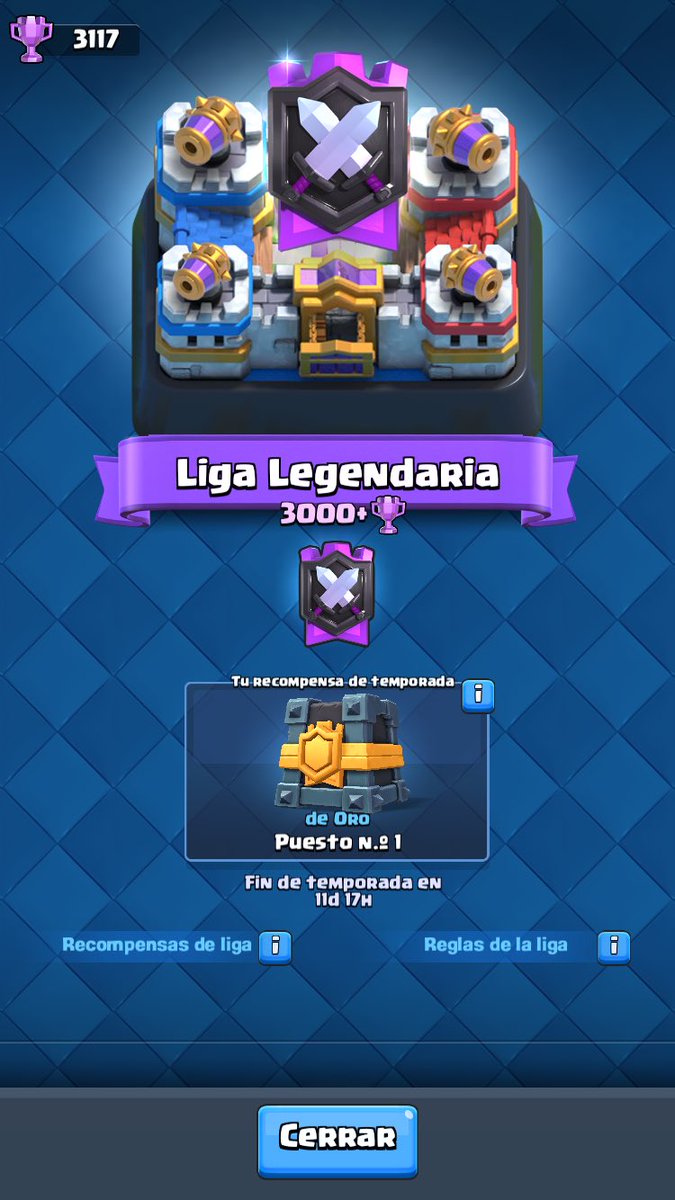 #CR
El camino nunca es fácil pero lo importante es nunca rendirse e intentarlo nuevamente cada vez que fracases! 
Finalmente llegamos a Legendaria.. muchas gracias a todos los que aportaron su granito de arena! 
#GoTicos 🇨🇷