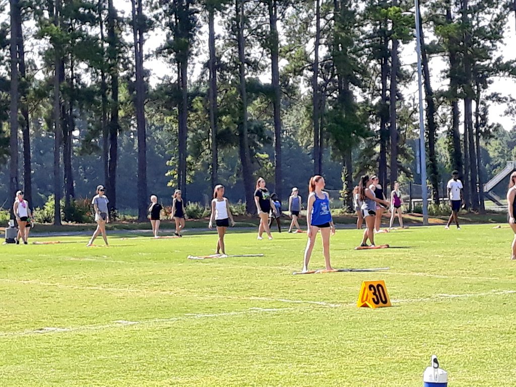 nremtp06's tweet photo. NHS purple regiment wrapping up Rookie Camp today at noon. #NHSmarxhingband #purpleppl https://t.co/RC63zpJ8ST