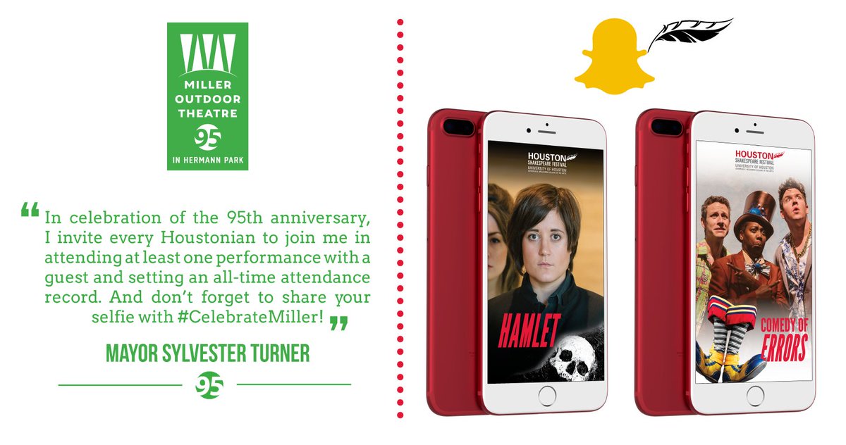 UHTheatreDance (@uhtheatredance) on Twitter photo HSF opens today! Join us on the hill for #openingweekend and #CelebrateMiller with our TWO Snapchat filters! <a href="/HoustonShakes/">Houston Shakespeare</a> opens with #Hamlet💀 tonight + continues with #ComedyofErrors 👯tomorrow! HSF opens today! Join us on the hill for #openingweekend and #CelebrateMiller with our TWO Snapchat filters! <a href="/HoustonShakes/">Houston Shakespeare</a> opens with #Hamlet💀 tonight + continues with #ComedyofErrors 👯tomorrow!