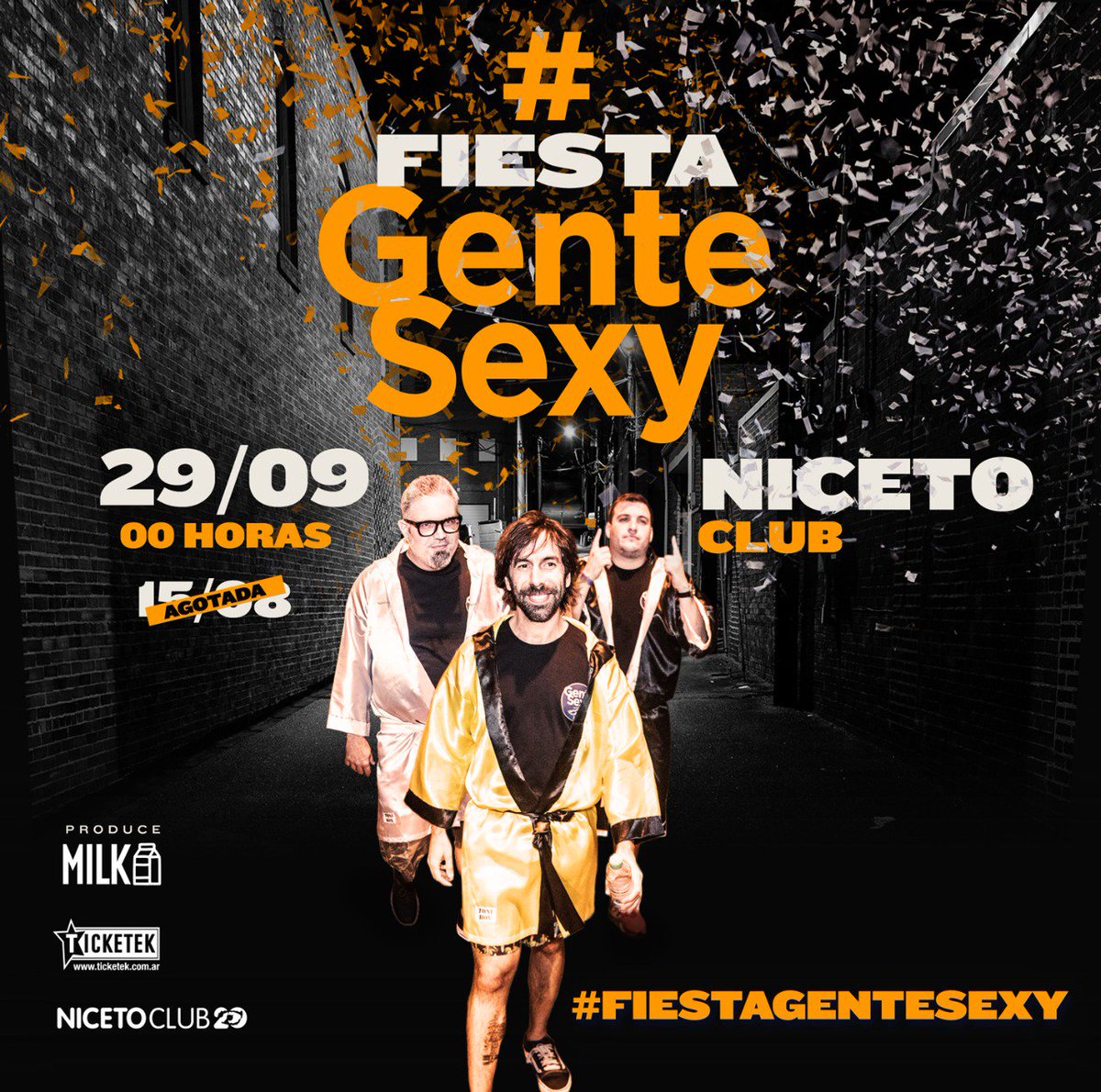 escuchocongo's tweet photo. #GraciasGenteSexy  ¿La hacemos bien? #FiestaGenteSexy 29/9 en @NicetoClub 😍

Entradas 👉🏽 https://t.co/rHMriMhFw1 https://t.co/Zs5nrSArII