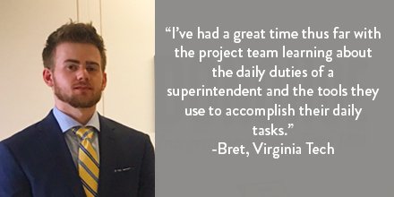 DonohoeTweets's tweet image. Our intern Bret has returned to us for the second year in a row! This year he's been an assistant superintendent at 1 Light Street. #TeamDonohoe #NationalInternWeek @wayup