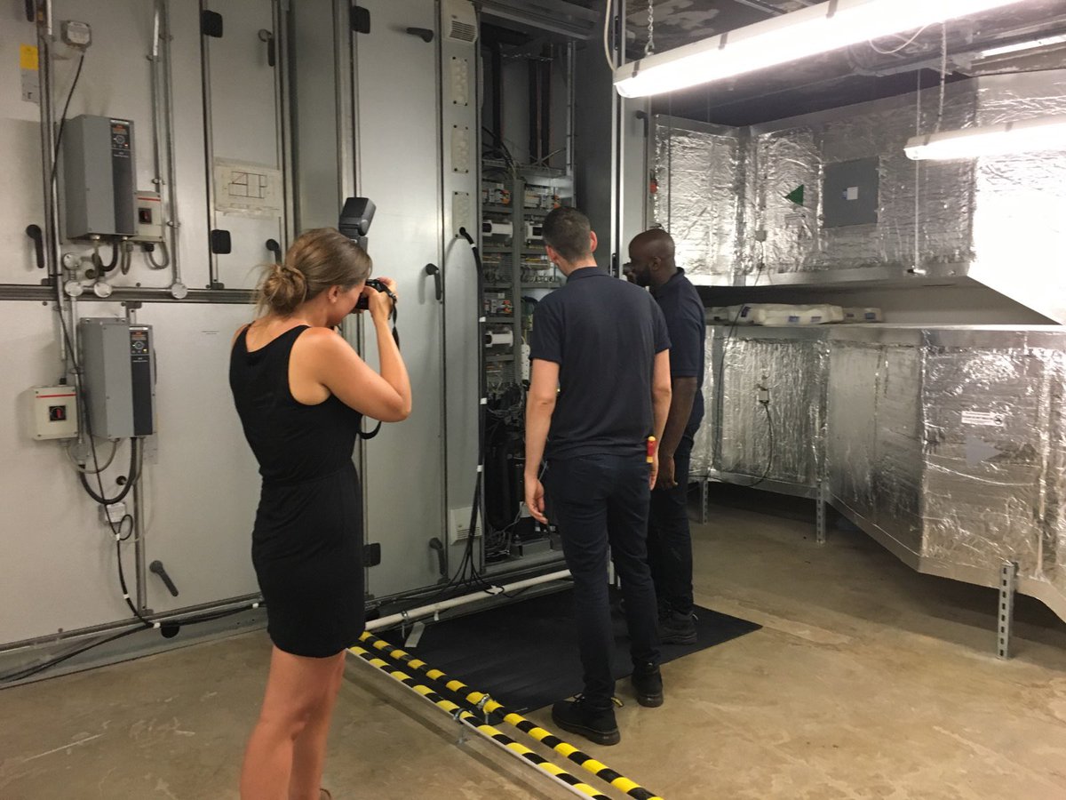 hemlowltd's tweet photo. We've been out and about in London today taking photos to give you a behind-the-scenes look at Hemlow. Thanks to our engineers Danny, Kevin, Bradley, Jason and Stephen for showing us round plant rooms and giving us an insight into their working days. #wemakebuildingswork https://t.co/Siwq9nJcTk
