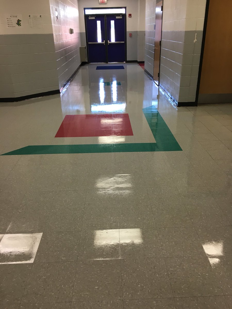 jo_hallbetty84's tweet photo. Lincoln Elementary School is now 2/3 done!! All that’s left is cafeteria/ gym and the 2/3 hallway. 😁 #RCSRocks #LincolnGators #DreamTeam @parkss12 @RCS_NC @KarenKhester https://t.co/0L0W98bdvt