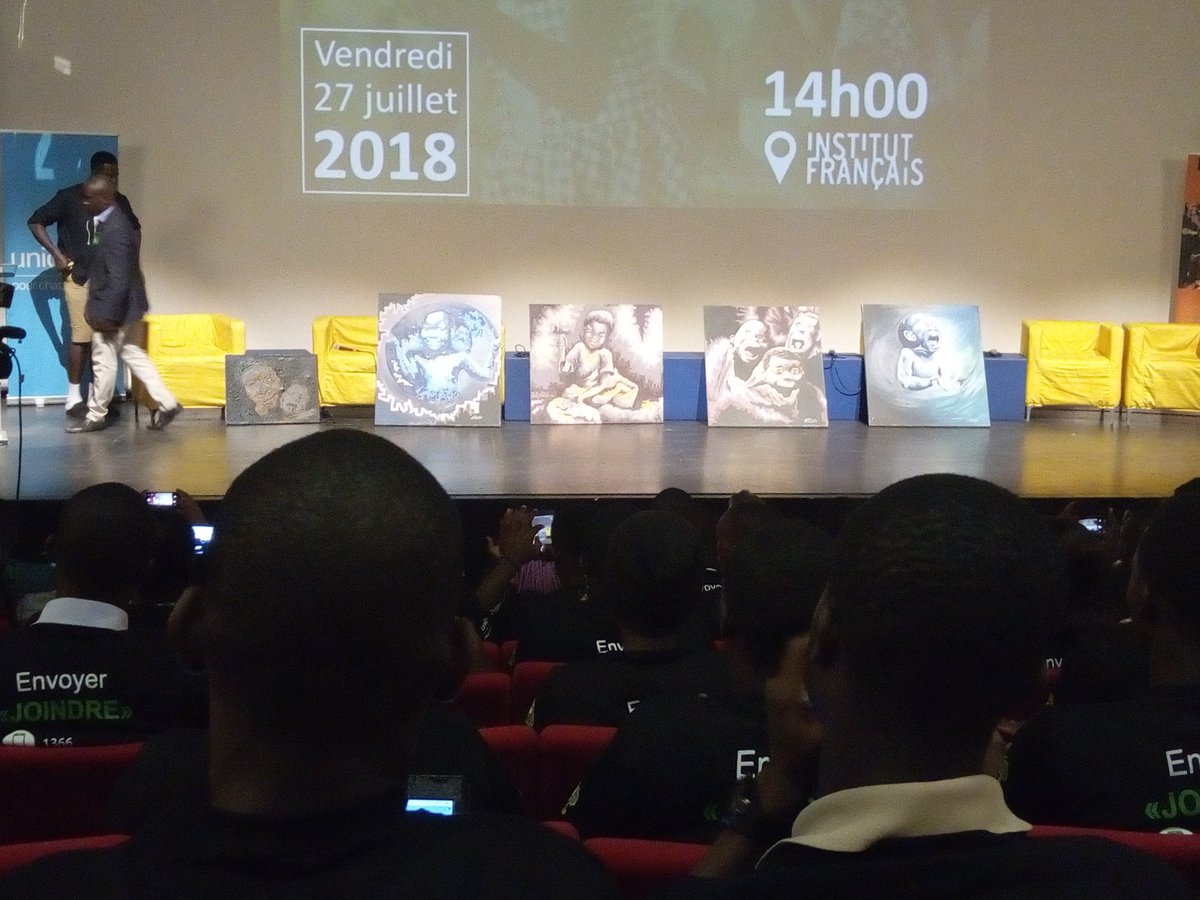 FatimBlog's tweet photo. Début du panel sur le thème : La scolarisation de la jeune fille et la protection de l'enfant à l'Institut Français. @UReport_CIV #F2HE #anb #fatimblog #sheisthecode #SCommunity https://t.co/g79MaJeNhZ