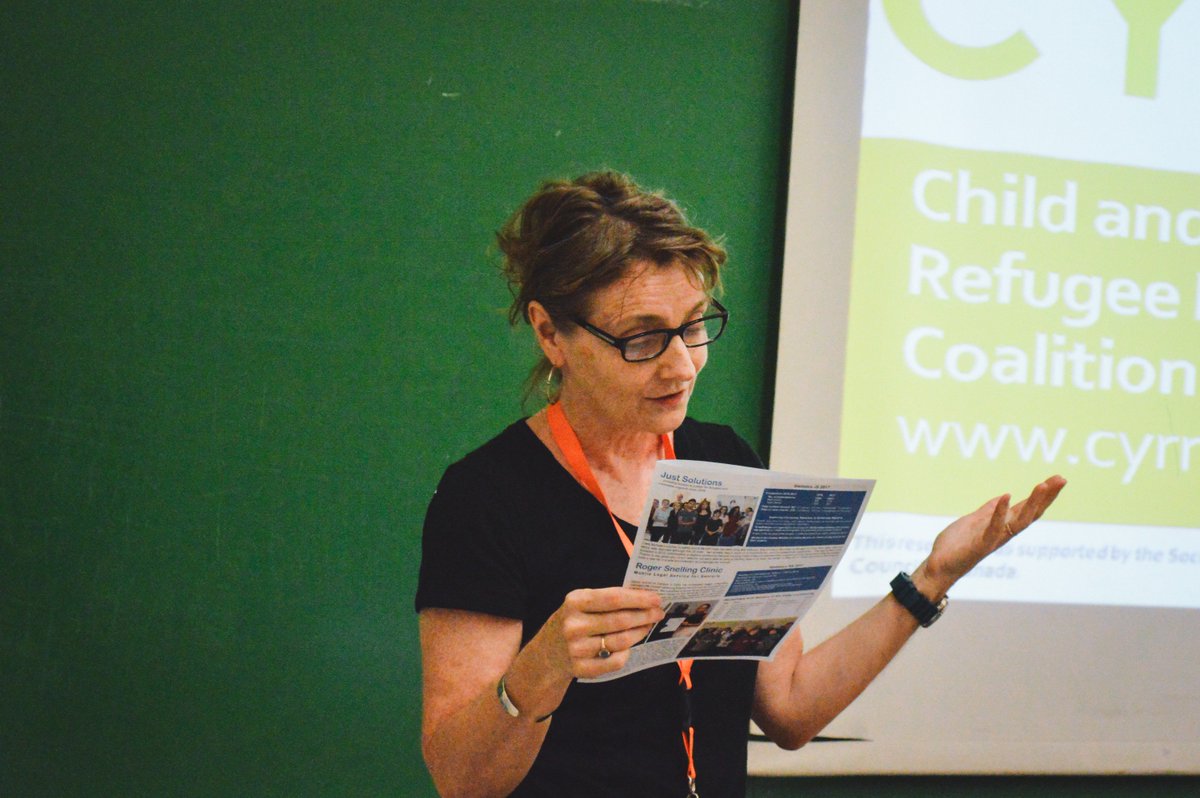 IASFM17's tweet photo. Rev. Paula Kline, representing Montreal City Mission, introduced the Maa’n/ Ensemble program which focuses on facilitating the #integration process of all persons, with no discrimination, through intercultural activities and projects

#IASFM17 #UoM https://t.co/65dyeIMGUV