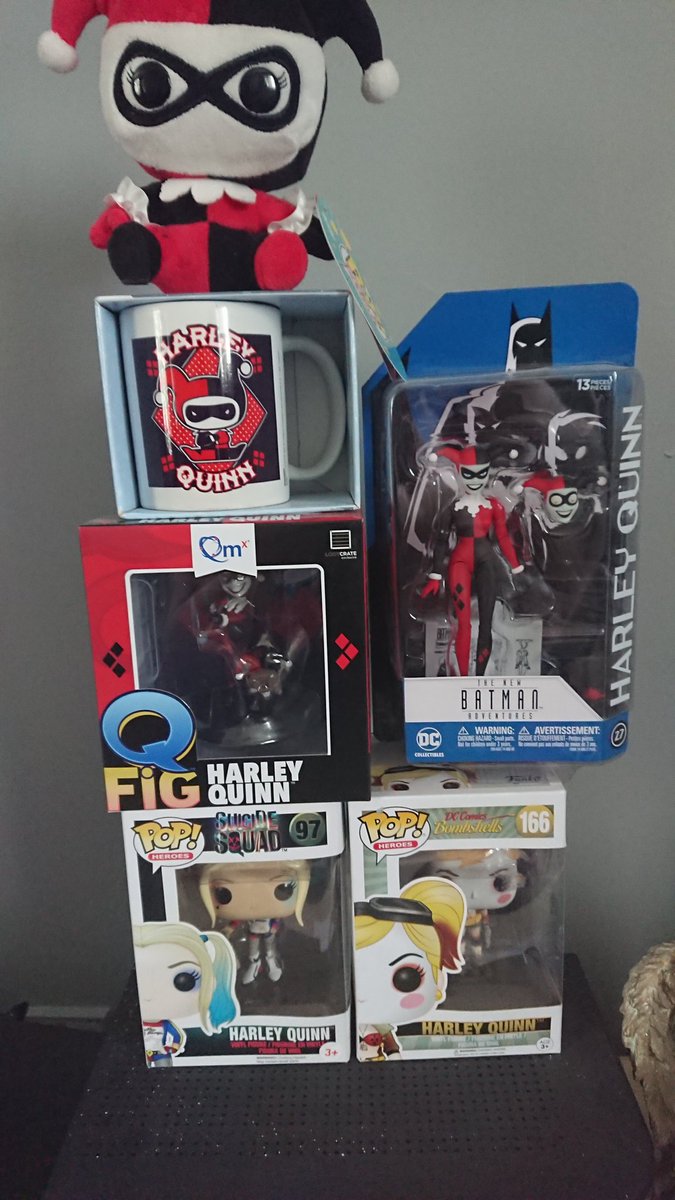 My harley quinn collection so far