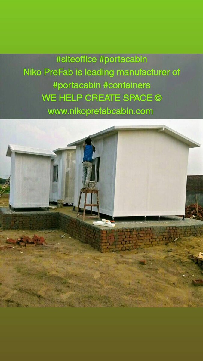 Niko PreFab Building Systems Pvt. Ltd. is manufacturing and prefabricators of #portacabin #containers #securityguardcabins #siteoffices #rooftop #servantrooms #labourcolony #MakeInIndia #construction #modularhomes
WE HELP CREATE SPACE ©
NIKOPREFABCABIN.COM