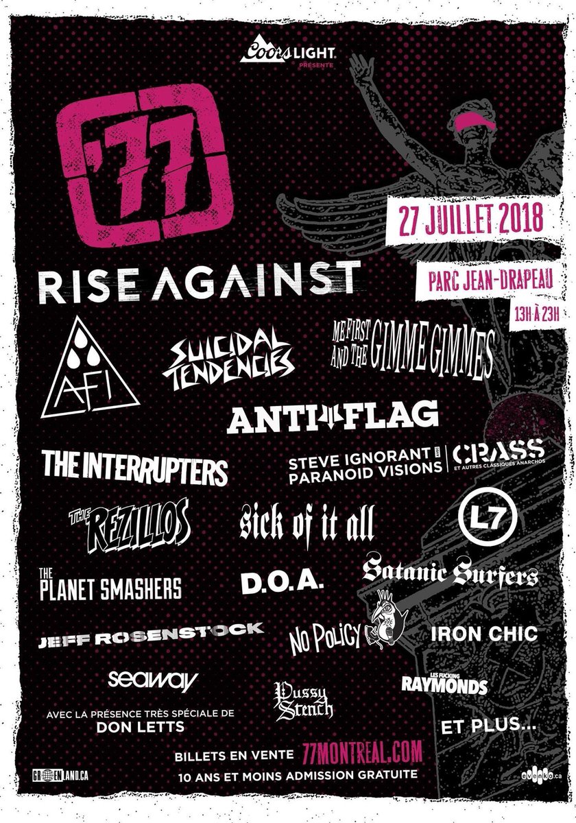 seawayband's tweet photo. Montreal we’ll be at Parc Jean-Drapeau for #77Fest! We’re on at 4:00PM, see you there! https://t.co/2FPbJ74H8D https://t.co/OIUGDz0EAR