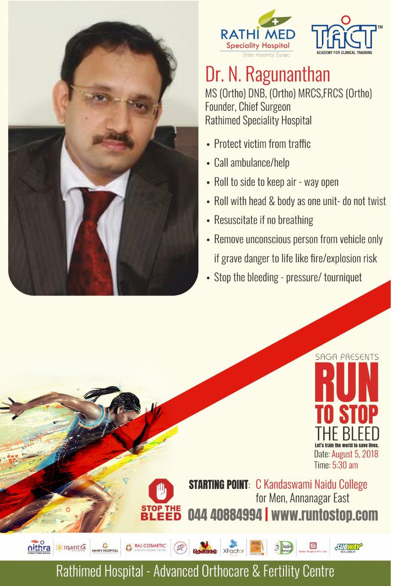 dr_ramakrishnan's tweet photo. Over 100 #Doctors have expressed their support for the #runtostop #marathon We @tact_academy are committed to training the general public on #Lifesavingskills and creating more #SocialDoctors https://t.co/TNeolVMsy6