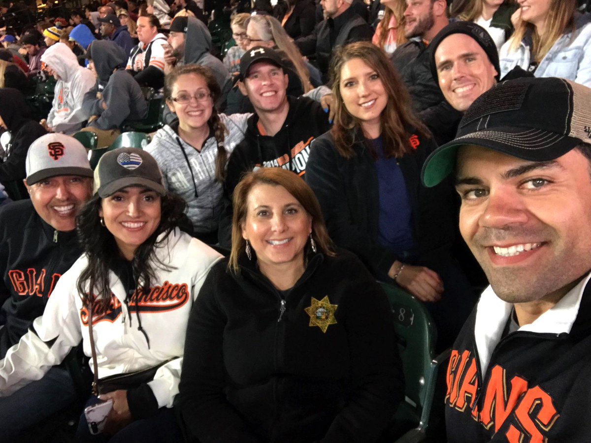 YoloDA's tweet photo. Members of the Yolo County District Attorney's Office and @YoloCoSheriff representing @YoloCountyCA at the Law EnforcementAppreciation Night at AT&T Park. #LEappreciation https://t.co/vALudCCAK5
