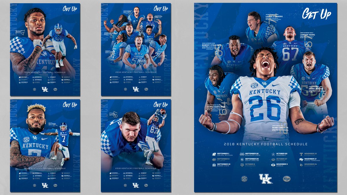 Kentucky football schedule posters unveiled | Kentucky Sports Radio