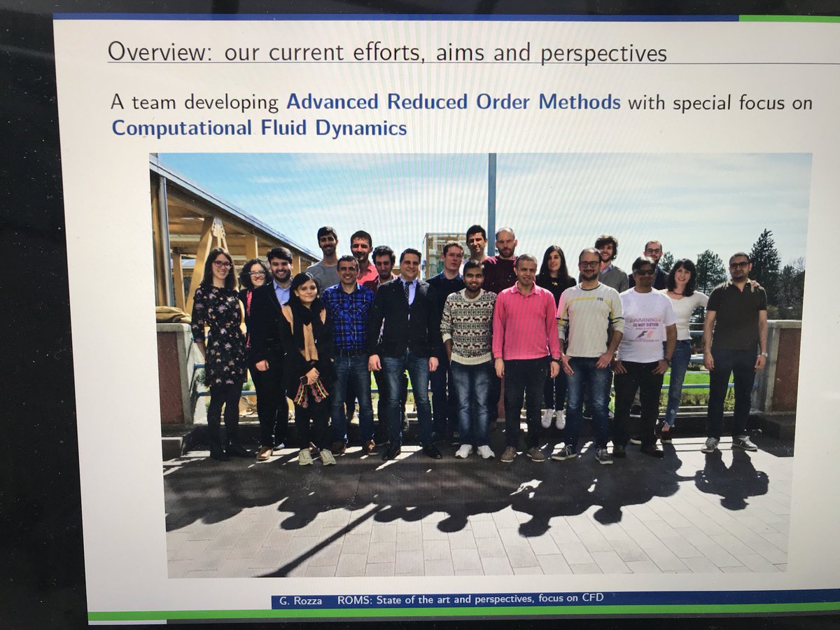 gianluigi_rozza's tweet photo. @rozzagroup @rozzagroup talk at #WCCM18 in #NewYork on #reduced #order #methods in #CFD: state of the art on #FEM, #FV, #bifurcations, #parameter #reduction by #POD #RB and our #CSE #software @ITHACA_ROM @RBniCS. Thanks to @ROMSOC_ITN, @AROMA_CFD #FARE #SOPHYA #PRELICA #mathLab https://t.co/83Q6GYDF51