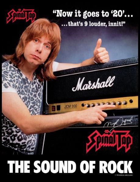 Castlesvania's tweet photo. Nigel of SPINAL TAP promoting Marshall amps is kind of a no-brainer, innit! 😂🤘🏼🎸
#TheAnswerIsNone #NoneMoreBlack https://t.co/S05jSm2066