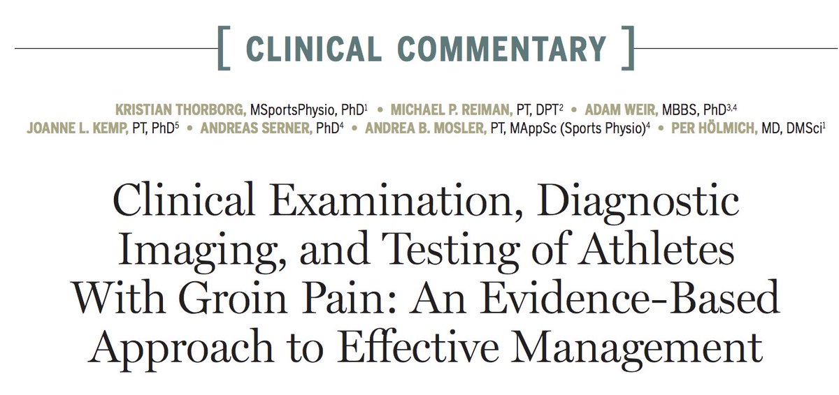 Revisiting the excellent April issue today - what a treat! Chock full of clinical pearls on #hip #groin and #FAI jospt.org/toc/jospt/48/4#
Big thanks to all contributing authors. Clinical commentary on diagnosis and exam a great place to start jospt.org/doi/abs/10.251… (FREE)