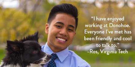 DonohoeTweets's tweet image. When not hanging out with Ollie the dog, Ros has been working with our base building estimators in the main DCC office. #TeamDonohoe
#NationalInternWeek @wayup