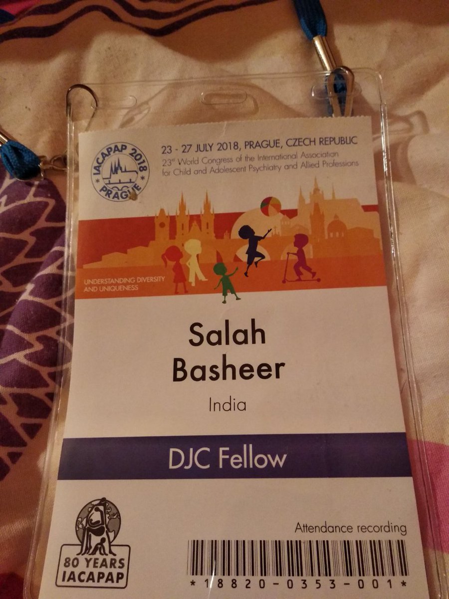 salahbasheer's tweet image. Donald J Cohen Fellowship #IACAPAP 2018 #India
