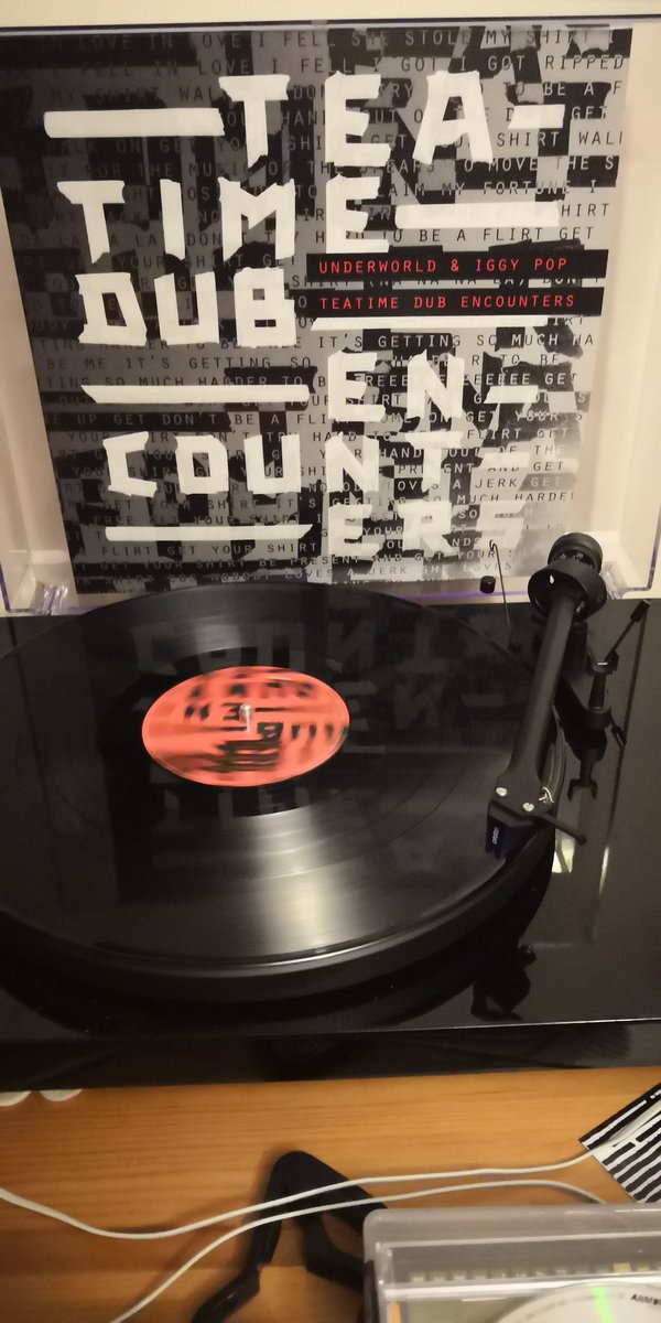 Starsk1977's tweet photo. Spinning #TeaTimeDubEncounters by #underworld & #iggypop https://t.co/q7ccGlIFoG