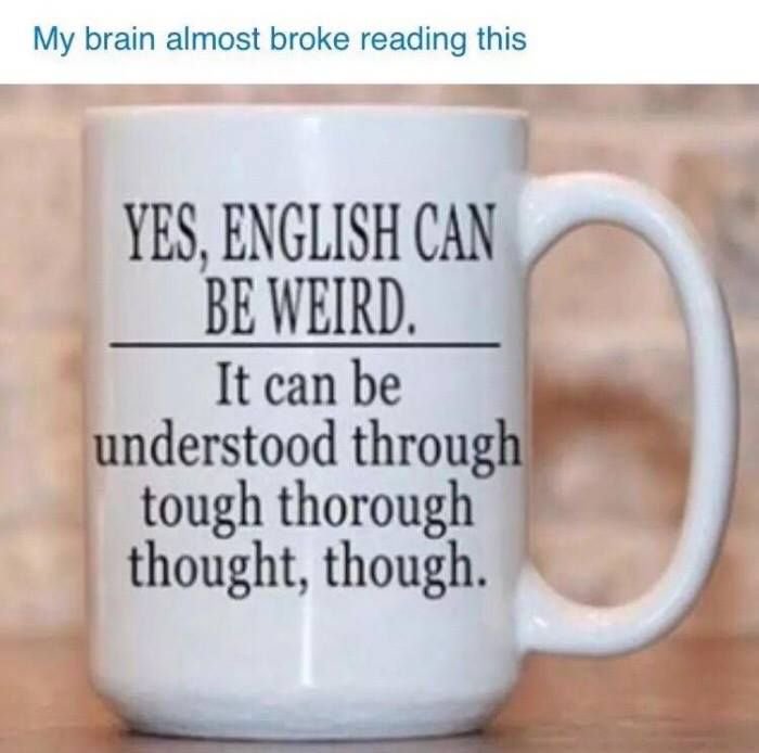 byMorganWright's tweet image. English can be weird😂...

#writers #booklovers #grammar