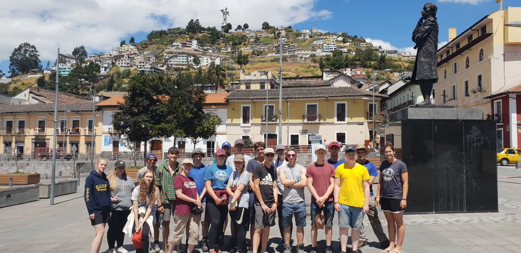 EA_Ecuador's tweet photo. Beautiful day shopping around Quito City yesterday. Now on our way to the Amazon!! 🏞️ #TeamGuayas https://t.co/4snSqfTp0t