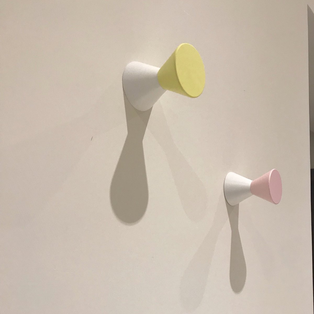 dipro_art's tweet photo. Shadow play of our Clessy Dots hangers! Discover it 
#diproart #clessydots 
#design #homedecoration #interior #interiordesign #home #homedecor #madeinitaly #interiordesigner #homecolors #homedesign #homeinterior #news #archiproducts #accessories #homeaccessories #yellow #pink https://t.co/KLia5QhIfe
