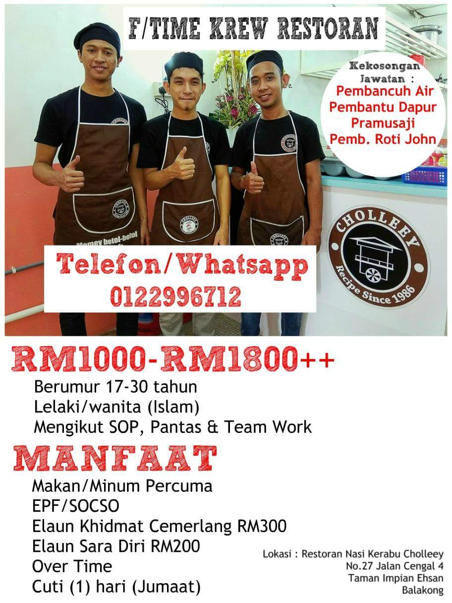 Aliz On Twitter Restaurant Crew Balakong Selangor