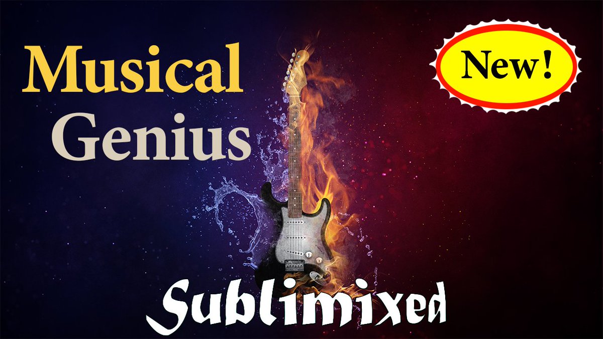 Sublimixed's tweet photo. Become A Musical Genius https://t.co/KSbb5c7GpO Obtain every Skills and Aspects of Music and Become the Number 1 Today! #Subliminal #Affirmation #Sublimixed #FridayFeeling #MakeASongOldTimey #BetterTogetherCA ON SALE NOW Redding #BreakroomEtiquette #Music #YouTube #NoBrainer #USA https://t.co/zaEy2grSdo