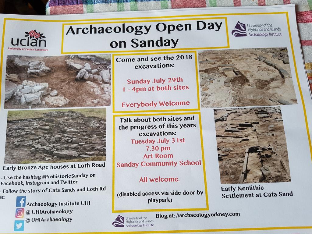 SamWalshOsteo's tweet photo. If you're in #orkney come see us #prehistoricsanday @UHIArchaeology @UCLanArchAnth  #bronzeage #neolithic #archaeology https://t.co/GFi5Ioir5Q