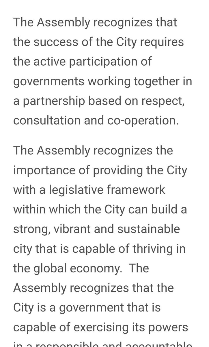 CpcFact's tweet photo. Doug Ford has violated the City of Toronto Act. Which promises consultation between City and Province in any municipal changes.

https://t.co/tpJxXlzA9B

The City has an excellent case for a Charter challenge to Ford's changes. 

#topoli #Toronto #onpoli https://t.co/G9wq8fUEaT