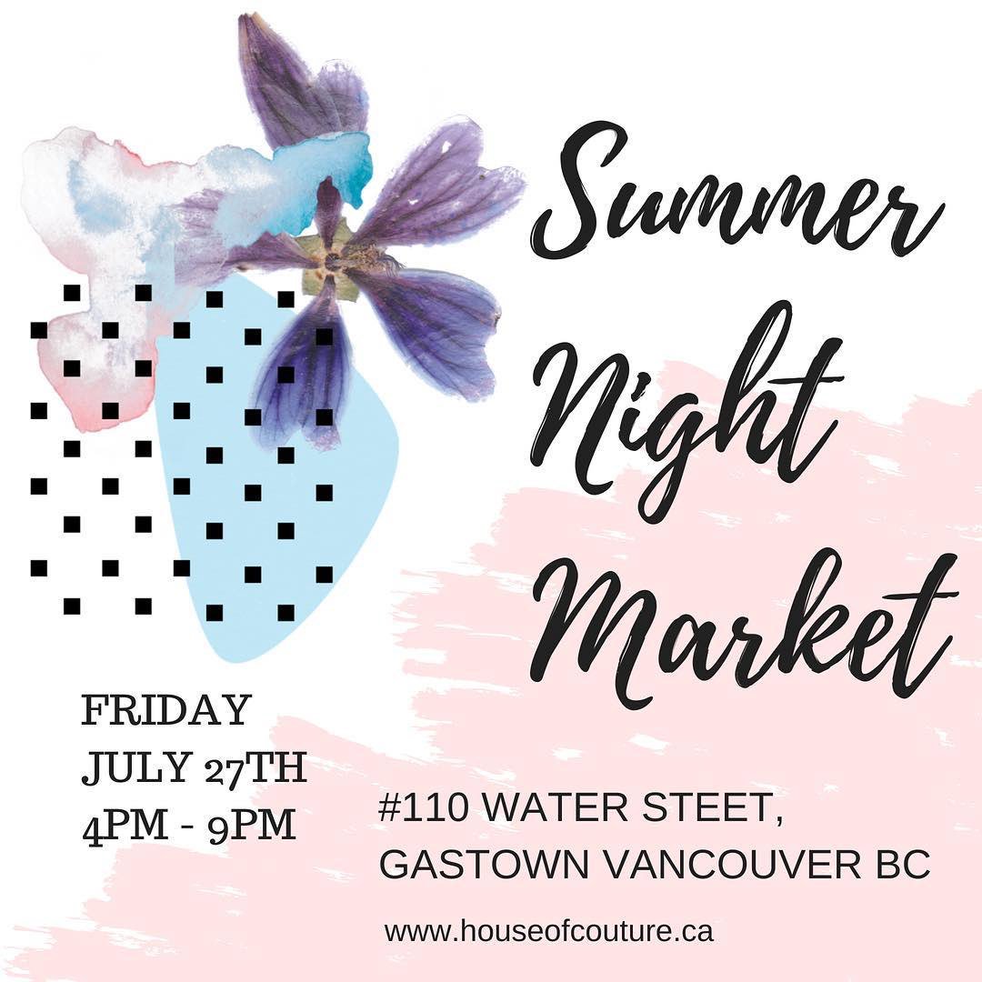 Looking fwd to hangs with my fav #madeinvancouver designers tonight in #gastown come say hi!