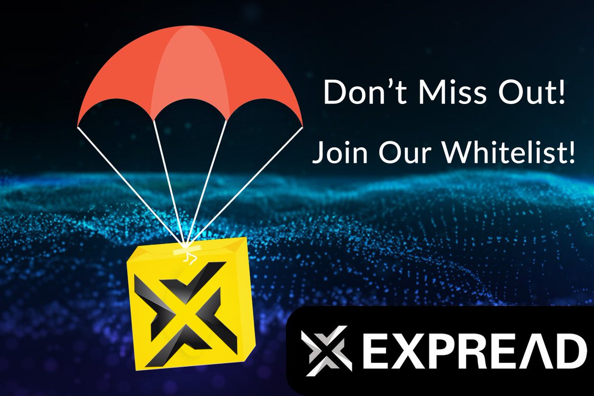 Don't miss important news about Airdrops, our public sale and more! Join our whitelist! Expread.io