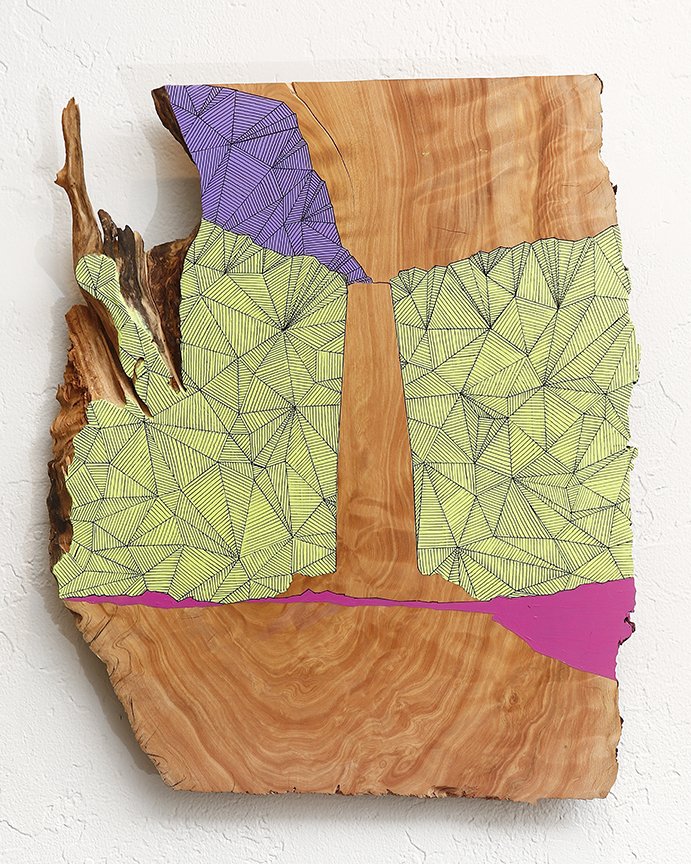 Flagstaff artist Chelsea Kavanagh says her inspiration comes from the geology and landscape of the Colorado Plateau. It was joy to photograph her in this place for <a href="/flaglive/">Flag Live!</a> and <a href="/NAZMntLiving/">NAZ Mountain Living</a>. See bit.ly/2NLxEXB #Flagstaff #art