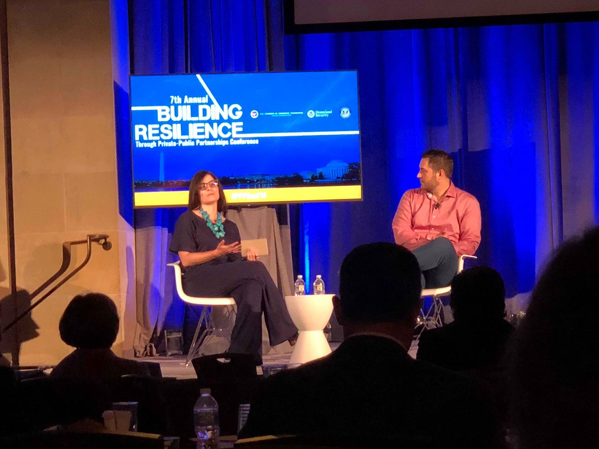 CarlaJuarez7260's tweet photo. Many best practices and successes shared on private-public partnerships - grateful to have attended and connected with both public and private sector partners at the 7th Annual Building Resilience #PPPConf18 https://t.co/eL6JMGMOyc