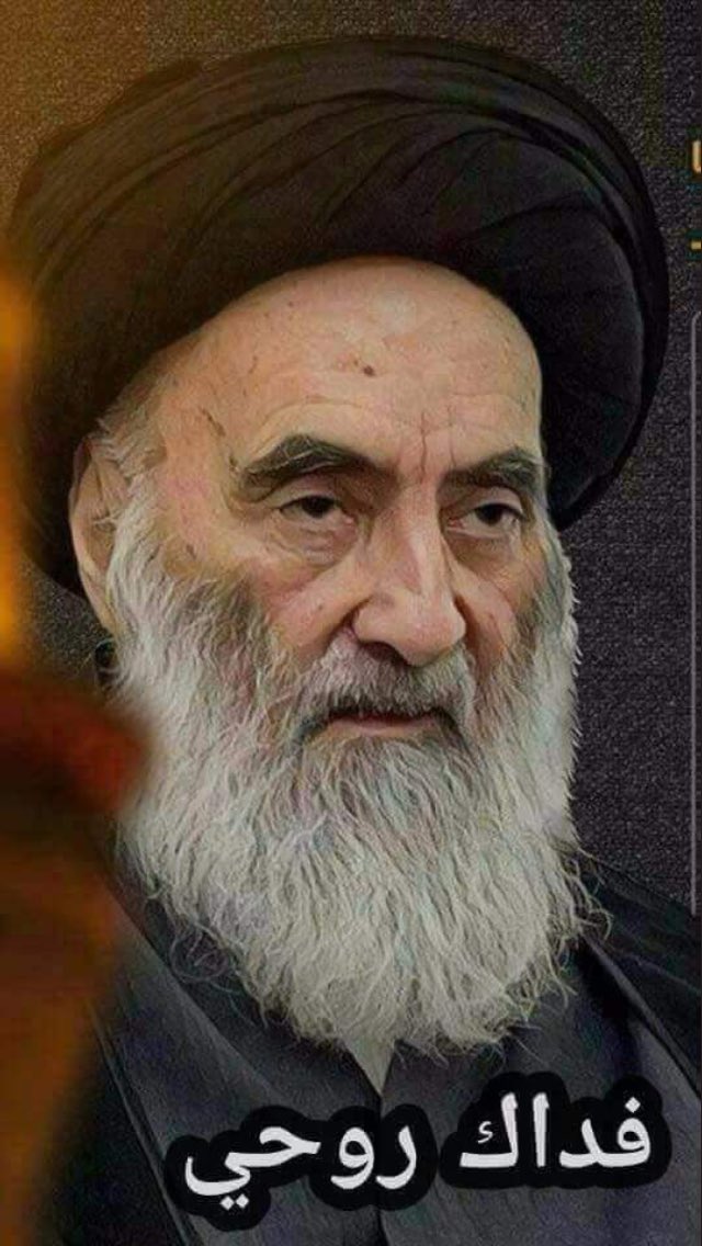 jasem361's tweet photo. تحذر المرجعية العلية الحكومة بن يتم مطالب  الشعب بسرع وقت تاج تاج على الرأس سيد علي السستاني https://t.co/gJuipra4Xy
