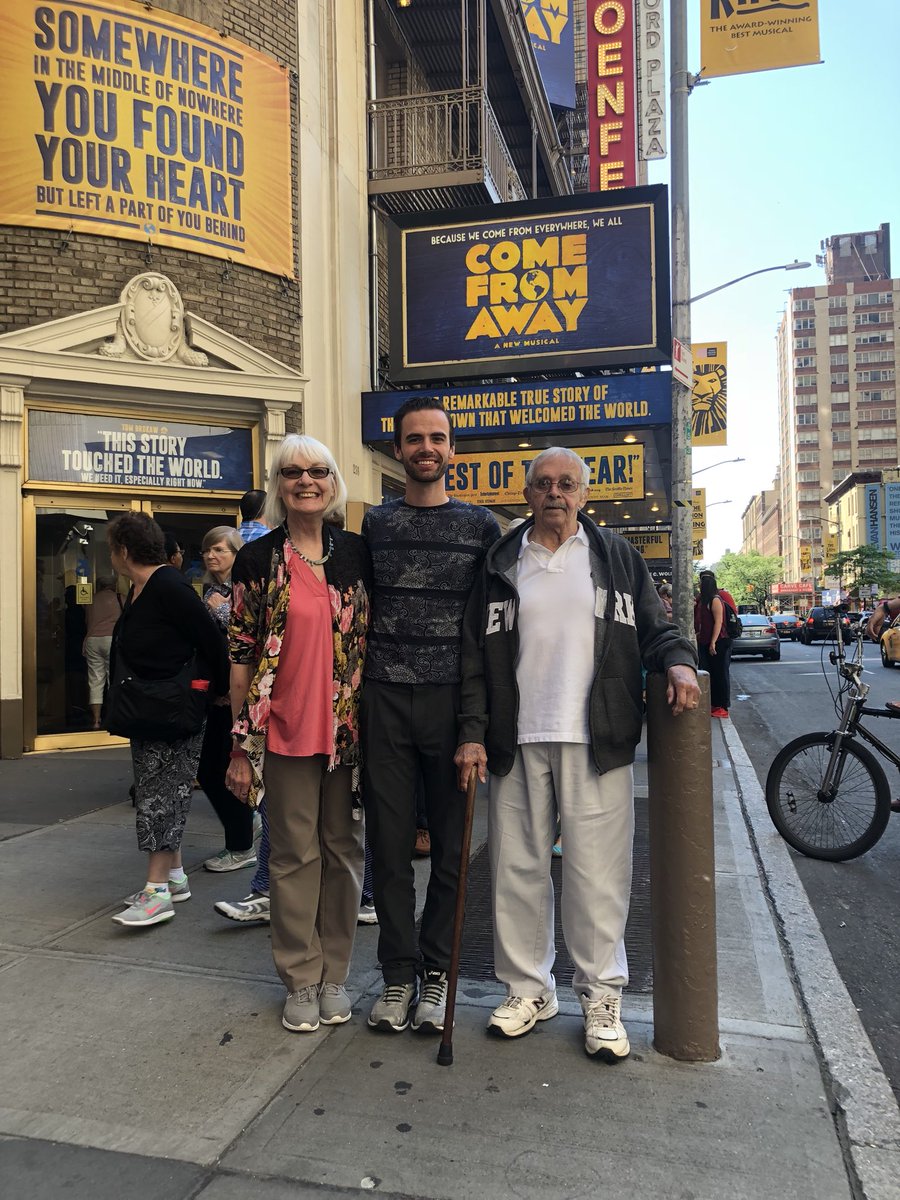 Chris_Tipp's tweet photo. I had such a lovely time with my parents a couple weeks ago. I’m so grateful they visited me in NYC. #NYC #ComeFromAway #Broadway #Goodtimes #family https://t.co/2zOKZL3Yov