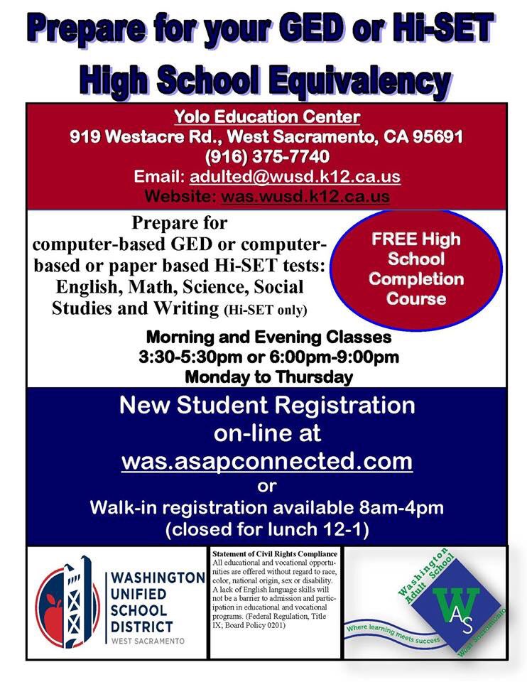 WAdultSchool_WS's tweet photo. Don't wait any longer and start earning your GED, Hi-SET or High School Diploma.  Register on-line at https://t.co/4opm4mCqDB https://t.co/lHMCpkVRGg