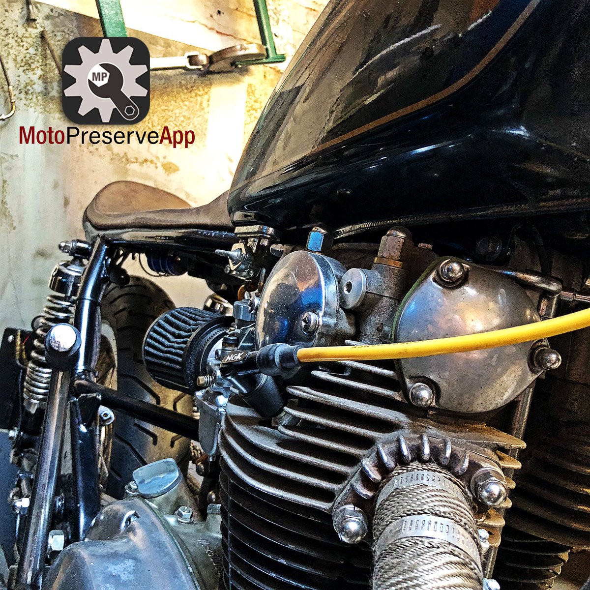 MotoPreserve's tweet photo. Wrench. Record. Repeat. #yamahaxs650 #xs650 #motopreserveapp #motorcyclemaintenance #motorcycle #motorcycleapp https://t.co/hZvNJKo9wZ