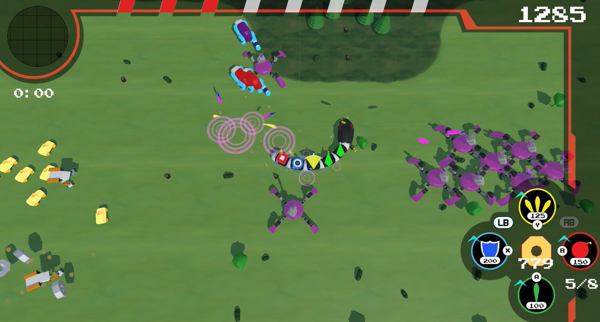 WorldEaterGames's tweet image. Snapshot of the different kinds of enemies the player can encounter in the game. 

#indiegame #gamedev #studentdev #WorldEater #indiedev #gamedevelopment #Unity3D #enemytype #snakegame #gameplay #Capstone