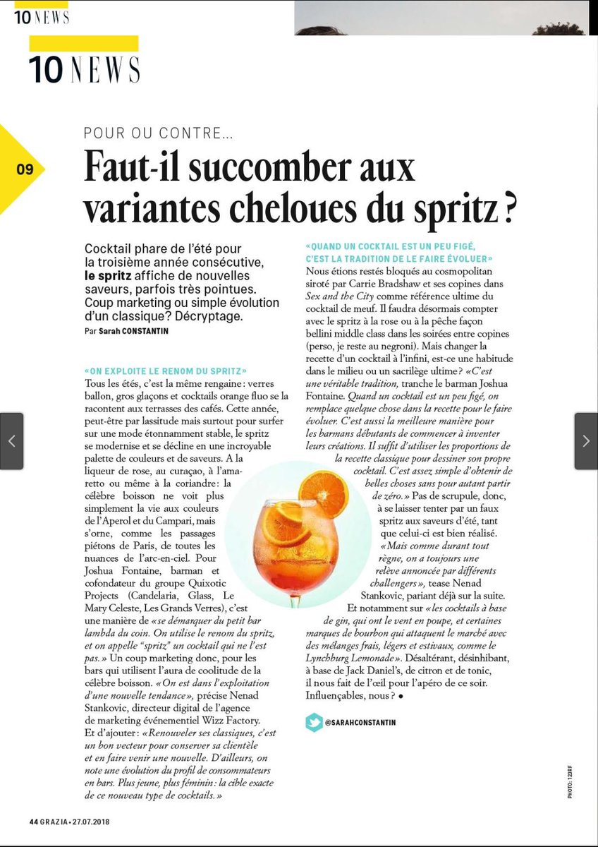 wizzfactory's tweet photo. Vacances ou terrasse? Spritz ou pas Spritz? Pour ou contre: Faut-il succomber aux variantes cheloues du Spritz? Donnez-nous votre avis! Nenad, notre directeur technique et @grazia_fr nous donnent leur avis sur la question. Pendant les vacances, la team WIZZ factory reste dispo ! https://t.co/hHL8EonECq