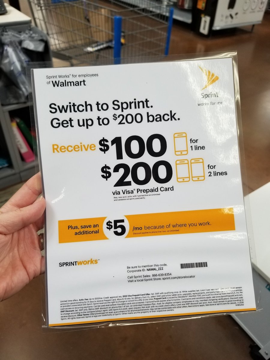 SprintWKY's tweet photo. Laminated and ready to post in Walmart break room! ✅✅✅ #SprintWMTKO @KendallDuane @SprintMidAtl @sgonyer12 @CjDrikakis https://t.co/qIb4xveEZf