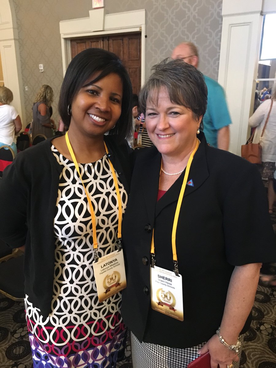lmeekins1's tweet photo. I’ve been fortunate to have great mentors along my journey. Able to reconnect with the amazing Sherri Heise at #KASA2018 https://t.co/yUg7BAuqsU