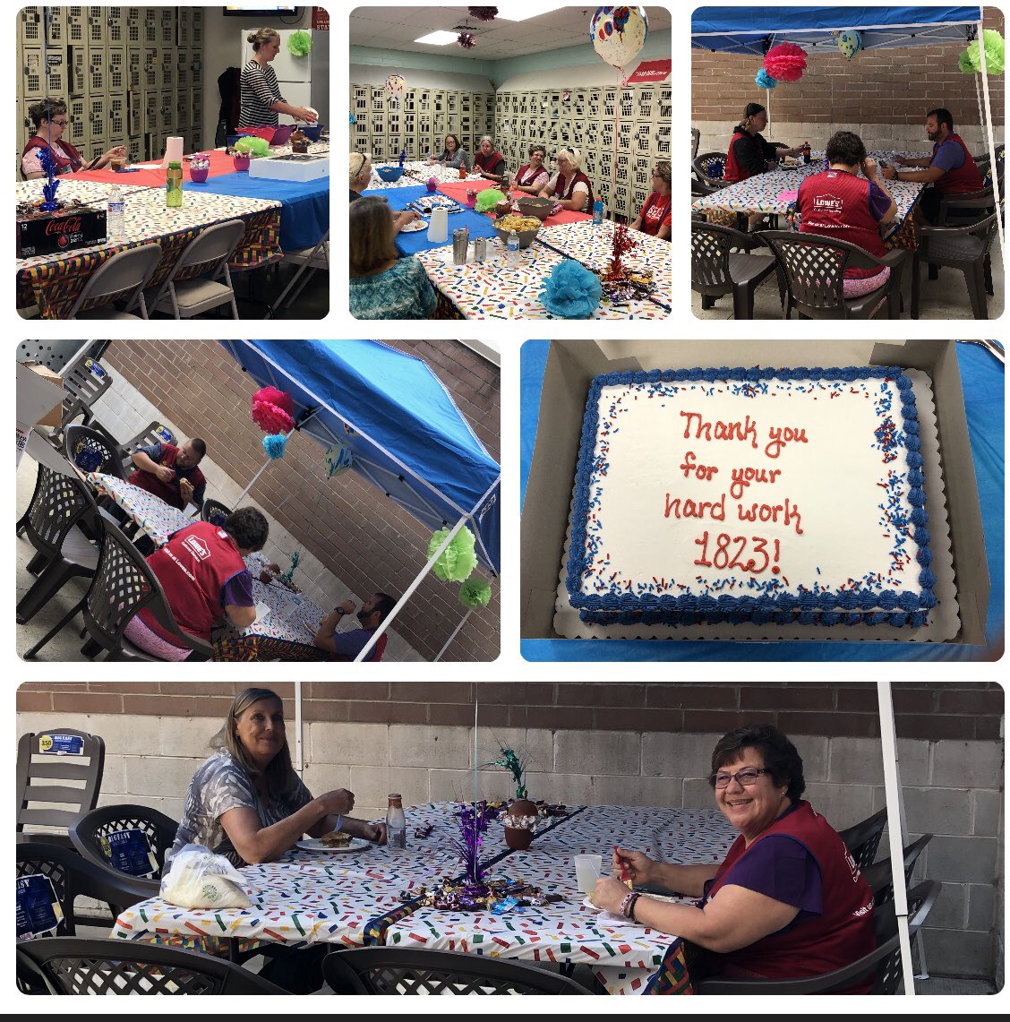 Straswicki's tweet photo. Showing appreciation for our hard working employees today! #loweslife #lovewhereyouwork @dkroll866 @HR4Connected @grad_girl17 https://t.co/GM4WFgISrw