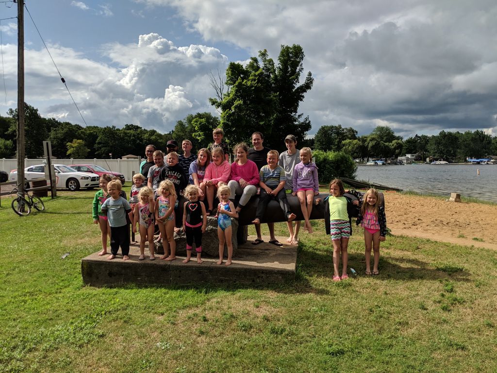 VillofDecatur's tweet photo. Last day of Swimming Lessons and annual swim across the lake. Congrats to all that completed it! We even got Manager Newton to volunteer to swim it too. Pictured are some of our swimmers at the picnic. We hope all enjoyed the program and we look forward to next year!
#DecaturMI https://t.co/i0bTyMskE5