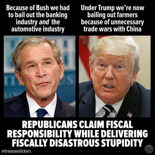 StopTrump2020's tweet photo. Both of these idiots also enacted massive #TaxCutsForTheRich https://t.co/3WzDgmW7nY